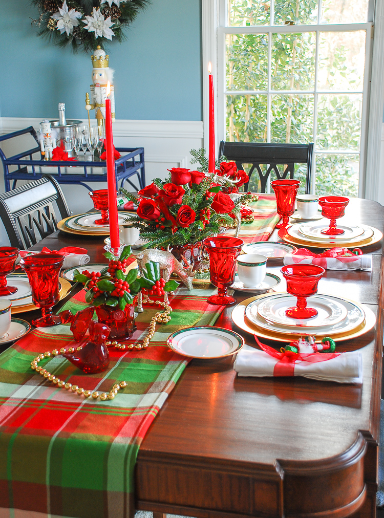 Holiday Etiquette & Hospitality + My Plaid Christmas Table Pender