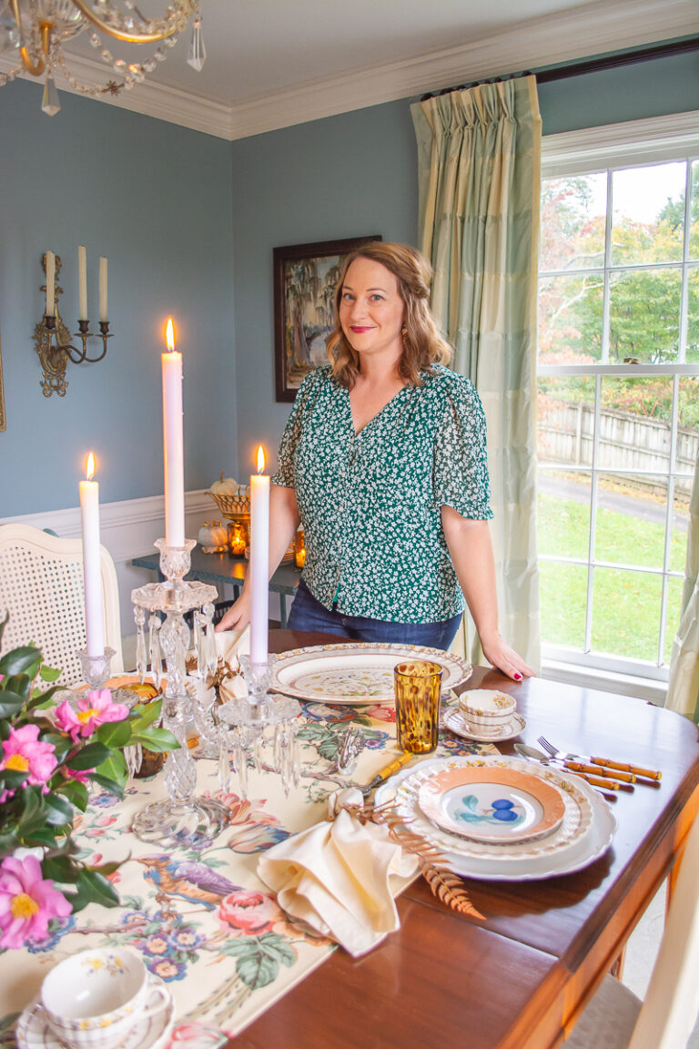 A Maximalist Thanksgiving Table Pender Peony A Southern Blog