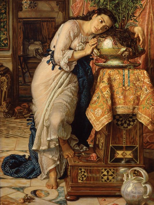 William Holman Hunt "Isabella and the Pot of Basil" 1868