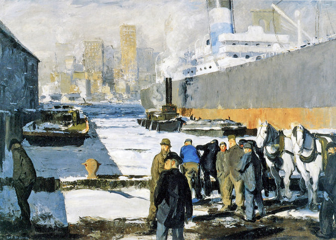 George Bellows Men of the Docks 1912
