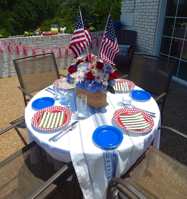 My Patriotic Tablescape - Pender & Peony - A Southern Blog