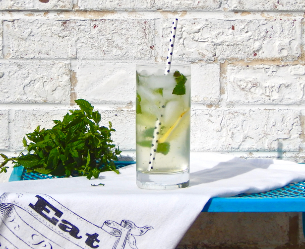 Cucumber cooler with St-Germain and Mint. Learn how to make it at penderandpeony.com