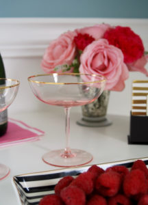Pink Champagne Bowls for the Blush & Bashful: Champagne Cocktail