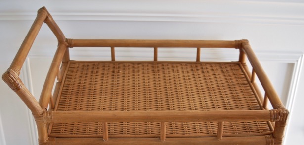 Rattan Bar Cart DIY