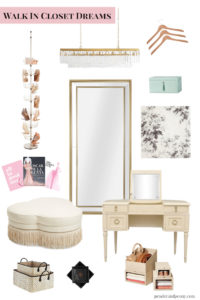 My dream walk in closet decor plans