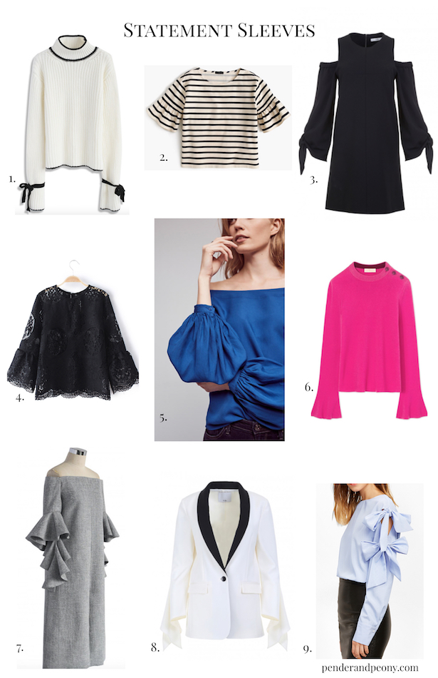 Best picks for tops and dresses with statement sleeves
