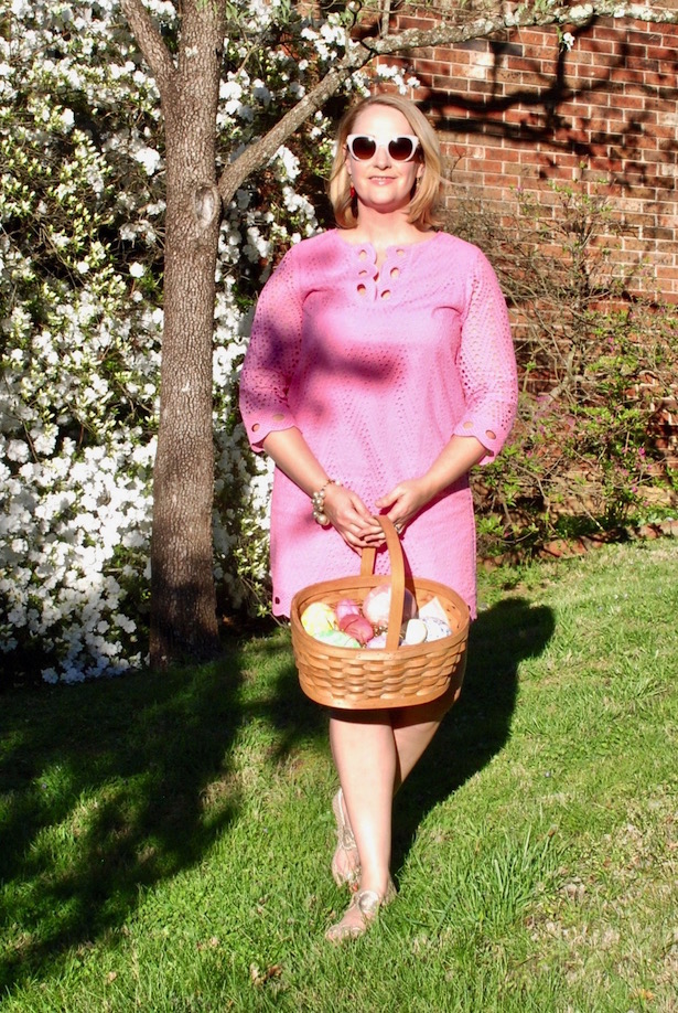pink-eyelet-easter-dress2 - Pender & Peony - A Southern Blog