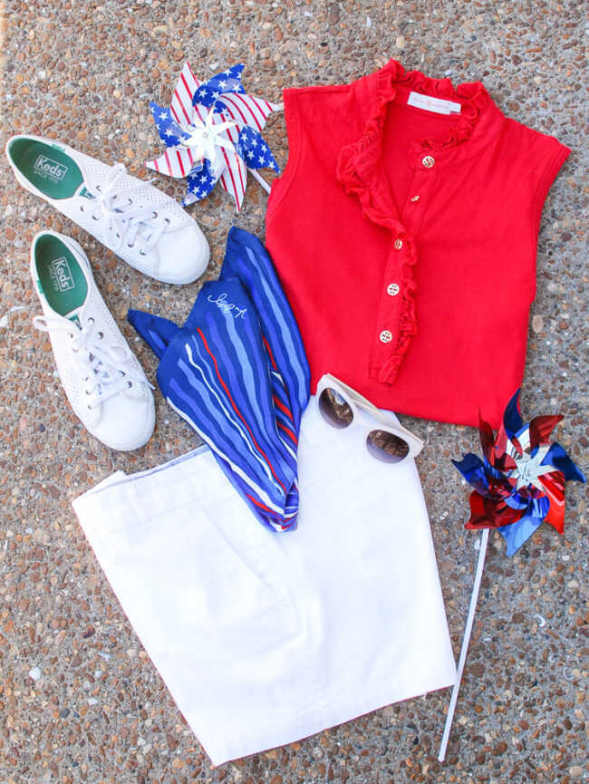 preppy 4th of july outfits