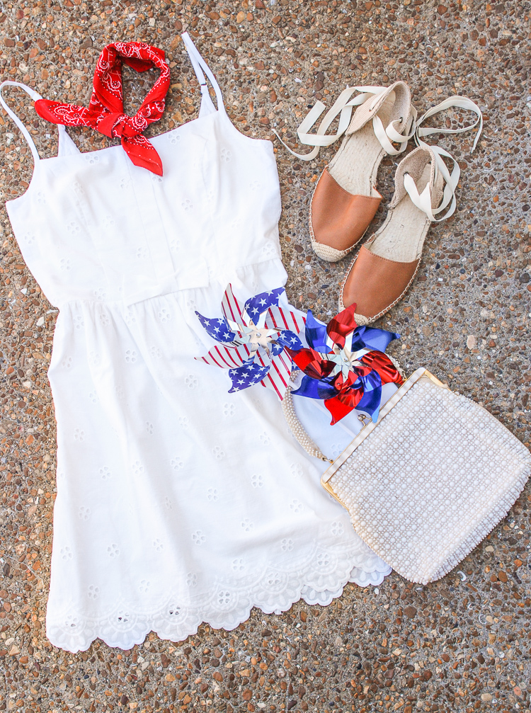 Summer Style: Vintage Hermes Scarf + Fourth of July Outfit Idea