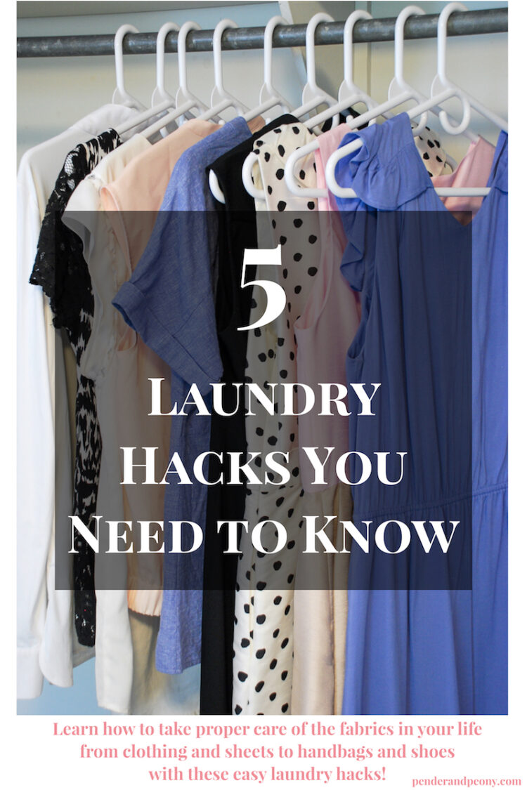 5 Laundry Hacks You Need to Know Pender & Peony A Southern Blog