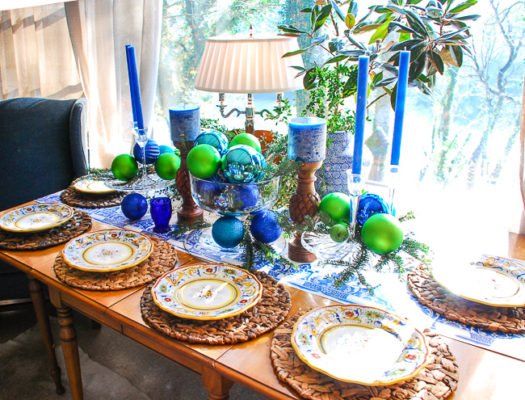 Looking for fresh and chic Christmas decorating ideas? Get inspired by these 3 Christmas decor trends: winter botanical, lime and sapphire palette, and oversize ornaments!