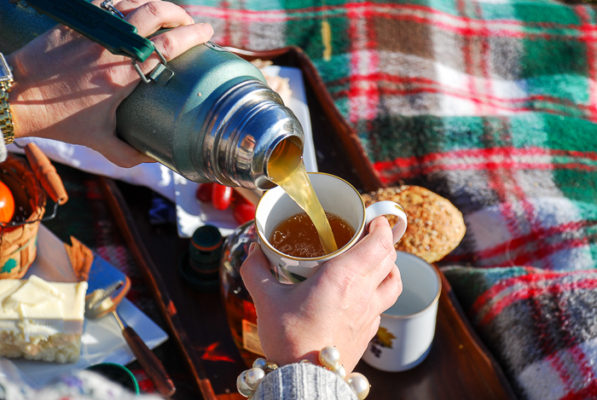 This apple cider hot toddy is perfect for those cold, blustery days when you need something to cozy up and warm your insides. Made with pineapple, bourbon, and moonshine you are sure to get a toasty feeling!