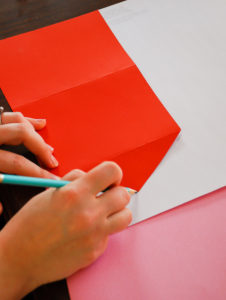 You tickle me pink free printable flamingo Valentine card and DIY envelope tutorial with coloring card option.