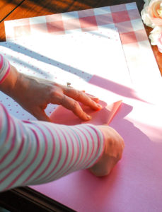 You tickle me pink free printable flamingo Valentine card and DIY envelope tutorial with coloring card option.