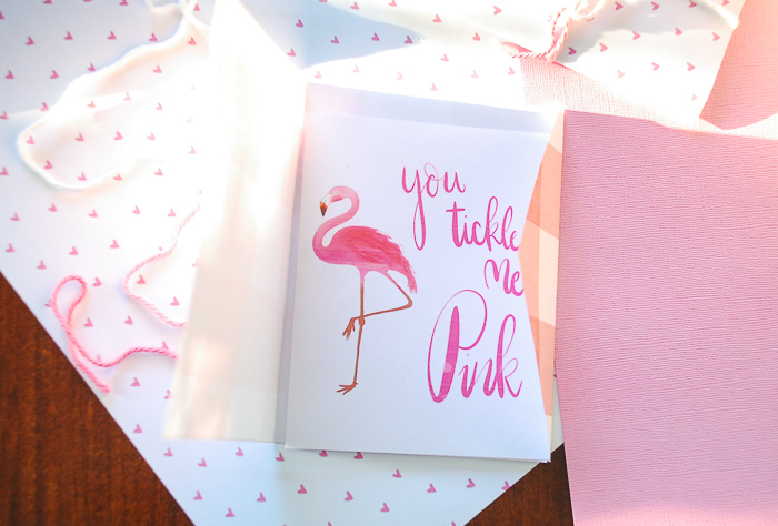 Flamingo Valentine Craft with Free Printable - Pender & Peony - A ...