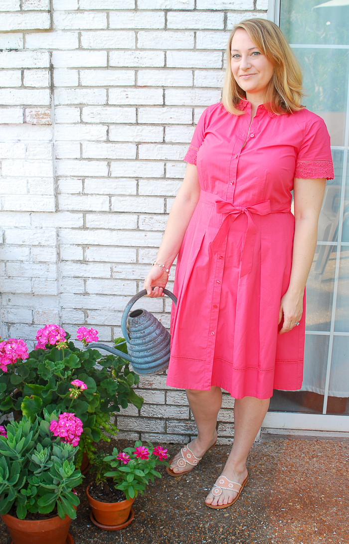 fit-and-flare-shirtdress-4 - Pender & Peony - A Southern Blog