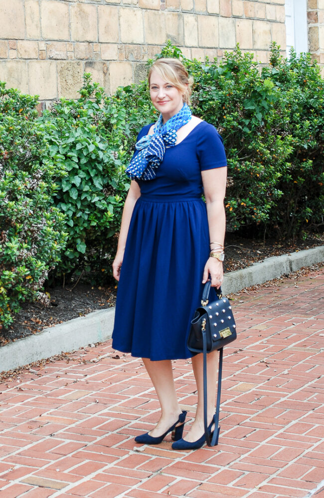 Navy Work Dress from Gal Meets Glam Collection - Pender & Peony - A ...