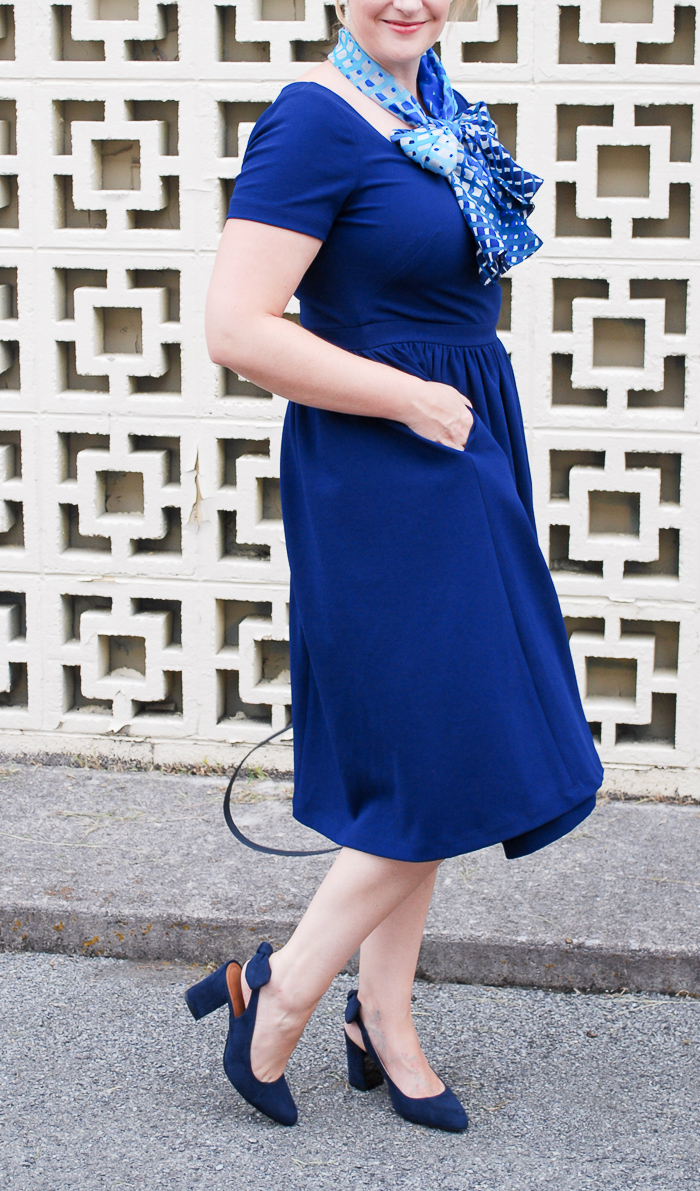 Navy work outlet dress