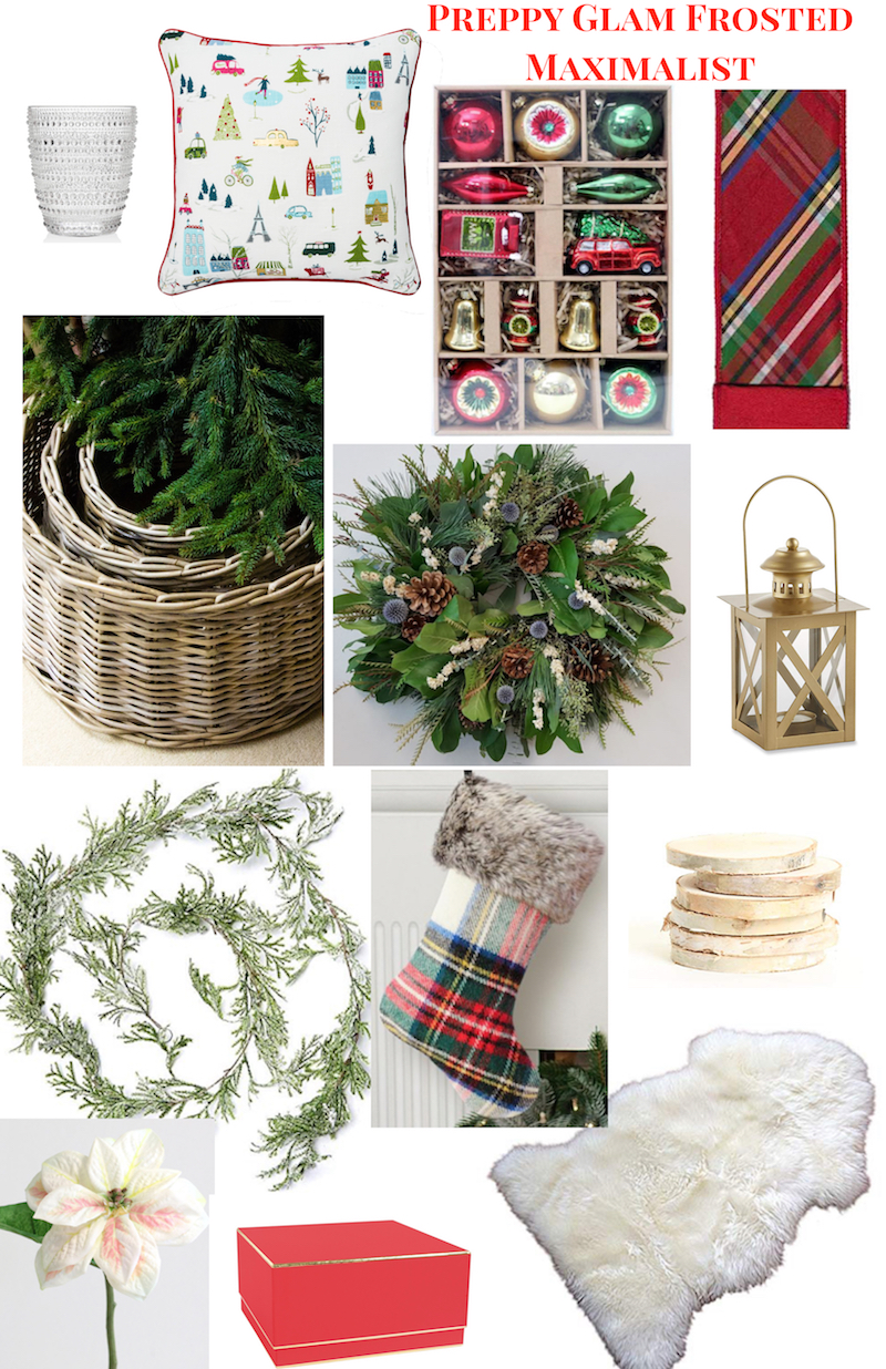 A mixup collage of elements from each of these Christmas Decor Ideas for 2018