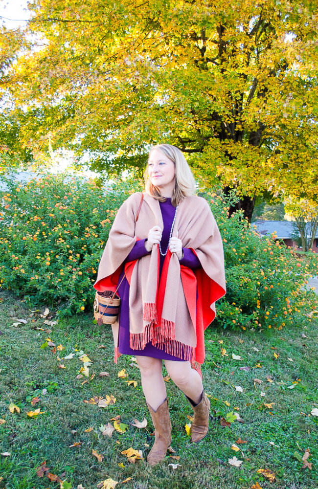 Autumn Colors: The Perfect Purple Dress from Joules - Pender & Peony ...