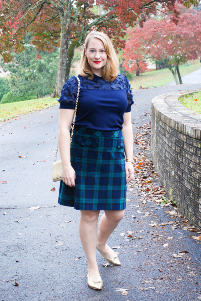 Checking It Twice - Black Watch Skirt Two Ways - Pender & Peony - A ...