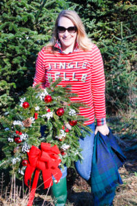 All the Christmas feels with a Carolina tree farm and the right Christmas jumper: Jingle Belle!