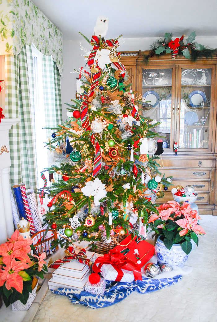 Preppy & Plaid Christmas Tree - Pender & Peony - A Southern Blog