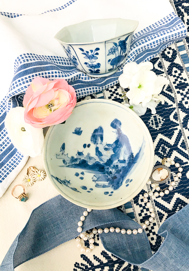 Blue and White Outfit Ideas  Chinoiserie Style Finds under $50