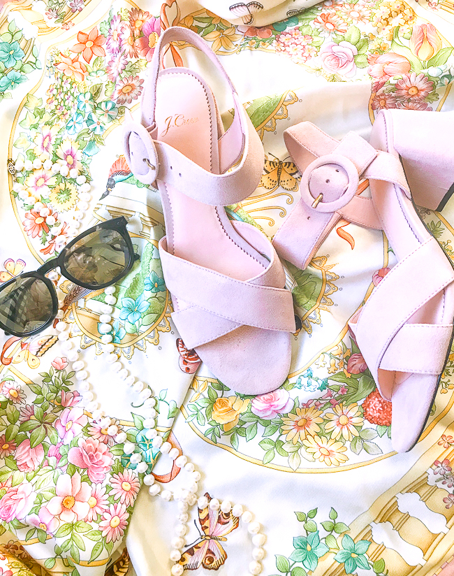 Freshen up your wardrobe with a few classic spring accessories for a pop of pastel and floral fancy