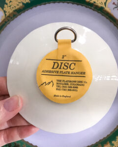 Disc plate hangers are great for small plates