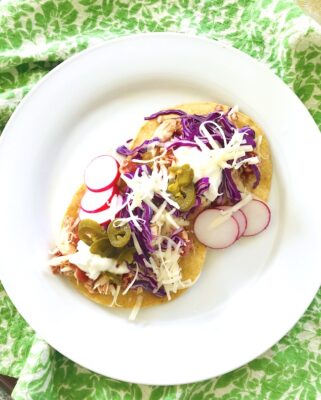 An easy summer meal with endless possibilities: chicken tostadas