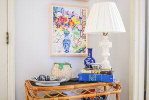Summer decorating ideas - add colorful, bright art to walls