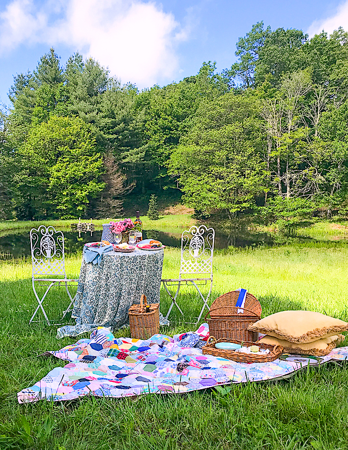 Picnic Ready - White Eyelet Maxi - Pender & Peony - A Southern Blog