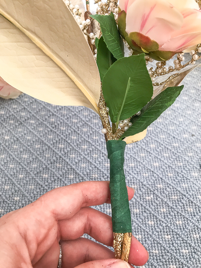 Step No. 4 Tear tape and cut stems to desired length