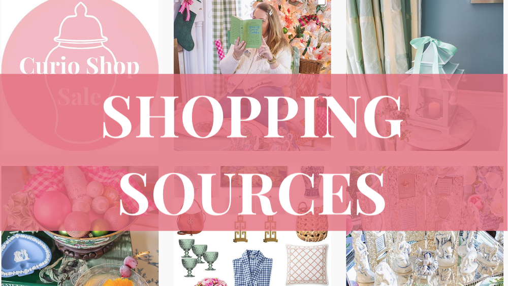 SHOPPING sources Instagram post grid