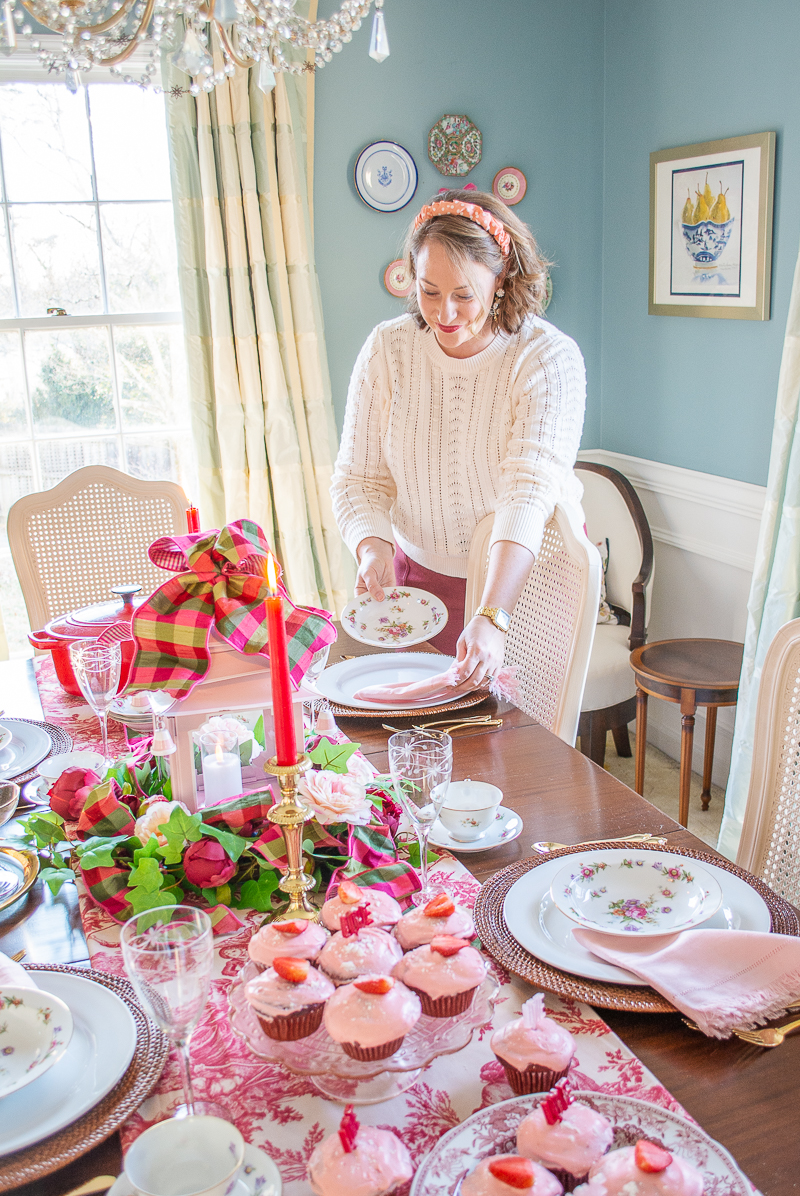 Valentine's Day Tablescape - Classically Modern Life, Style & Home