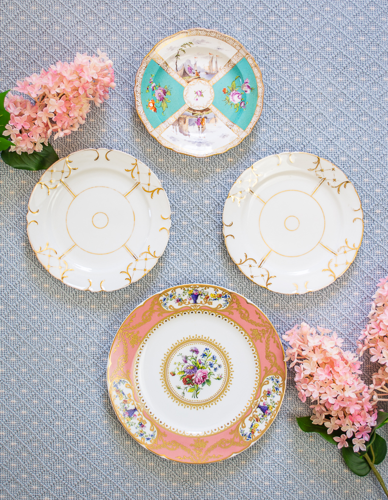 Vintage hotsell porcelain plates