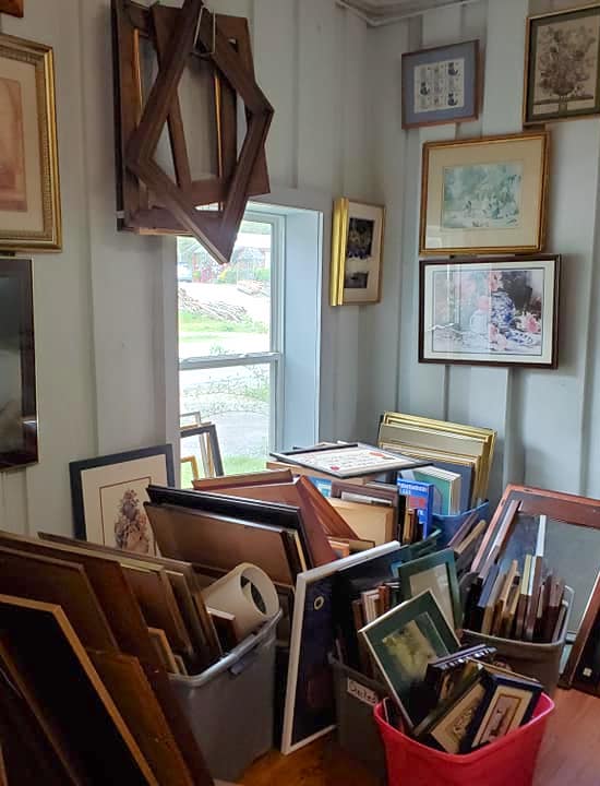 Interior view of Glenville Thrift Store - on of the best in WNC