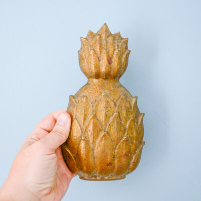 Brass pineapple door knocker