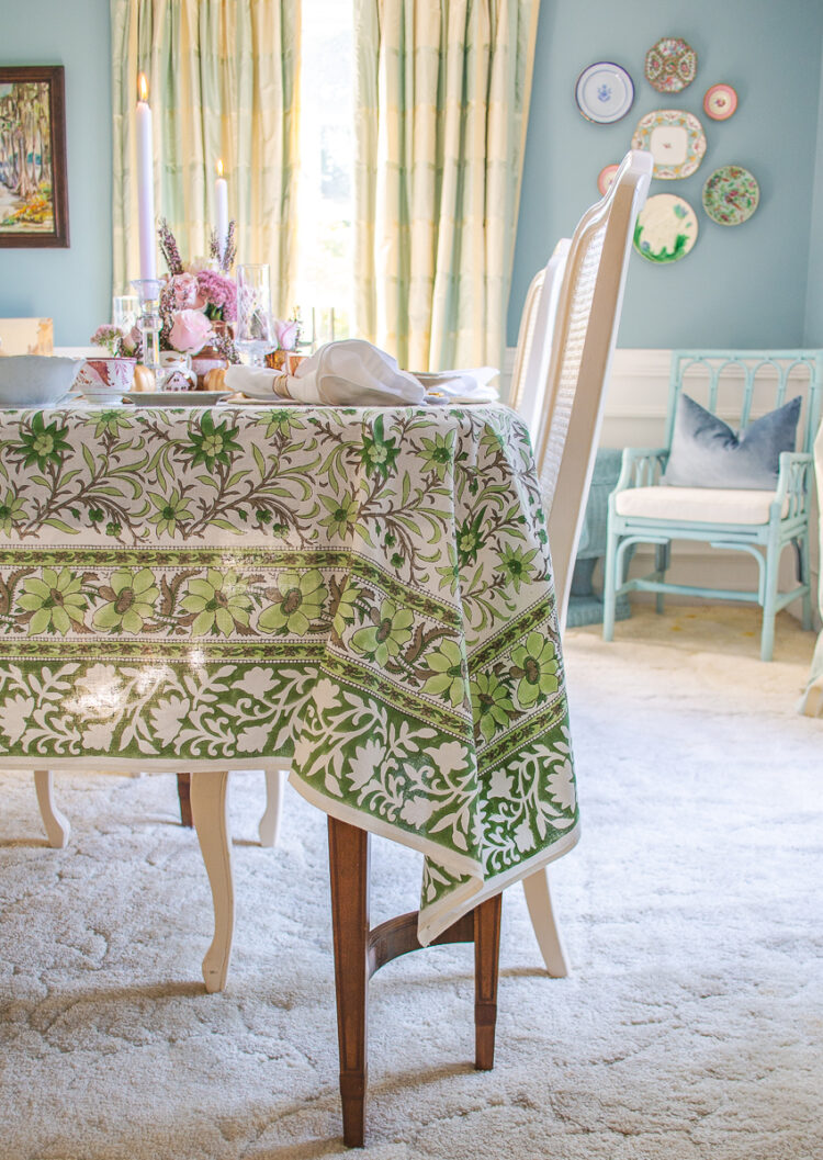 Pink & Green Fall Table Pender & Peony A Southern Blog