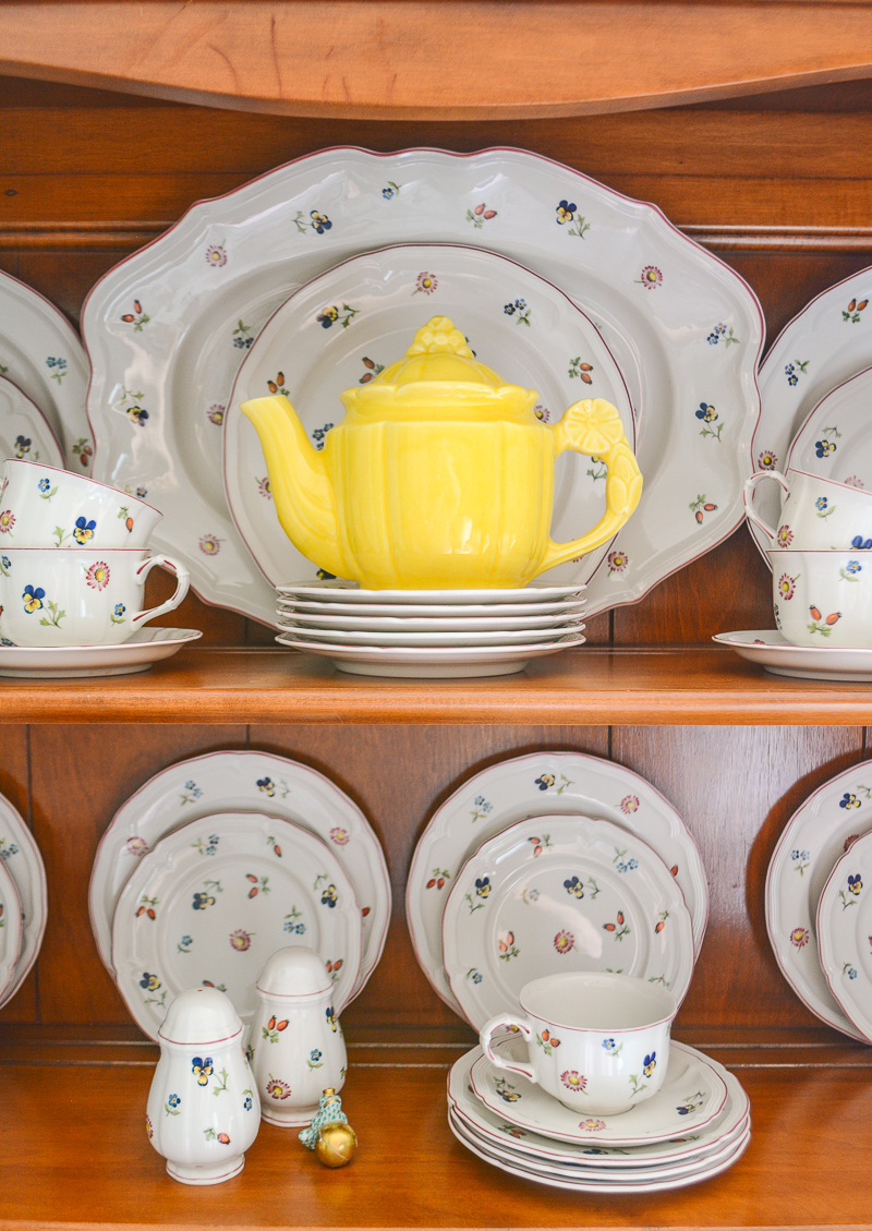 My grandmother's yellow teapot - embodies the spirit of things and sentimental decor