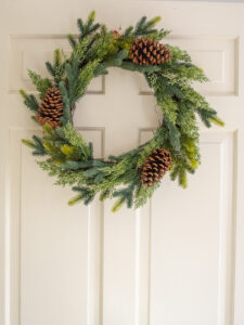 mixed evergreen wreath from Target