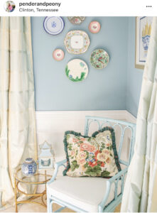 Katherine's dining room painted in a Colonial teal hue - Interesting Aqua from Sherwin Williams