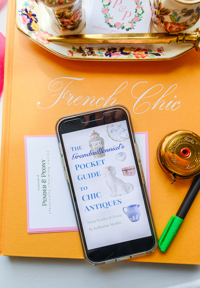 The Grandmillennial's Pocket Guide to Chic Antiques on iphone - ebook