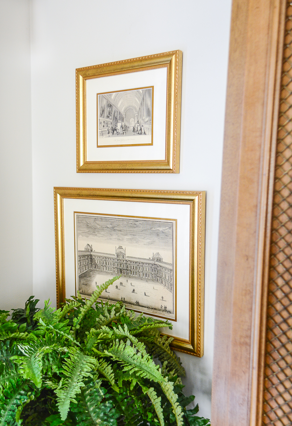 Gold Granby frames from Frame It Easy are perfect for traditional framing