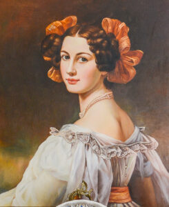 Reproduction portrait of Auguste Strobl