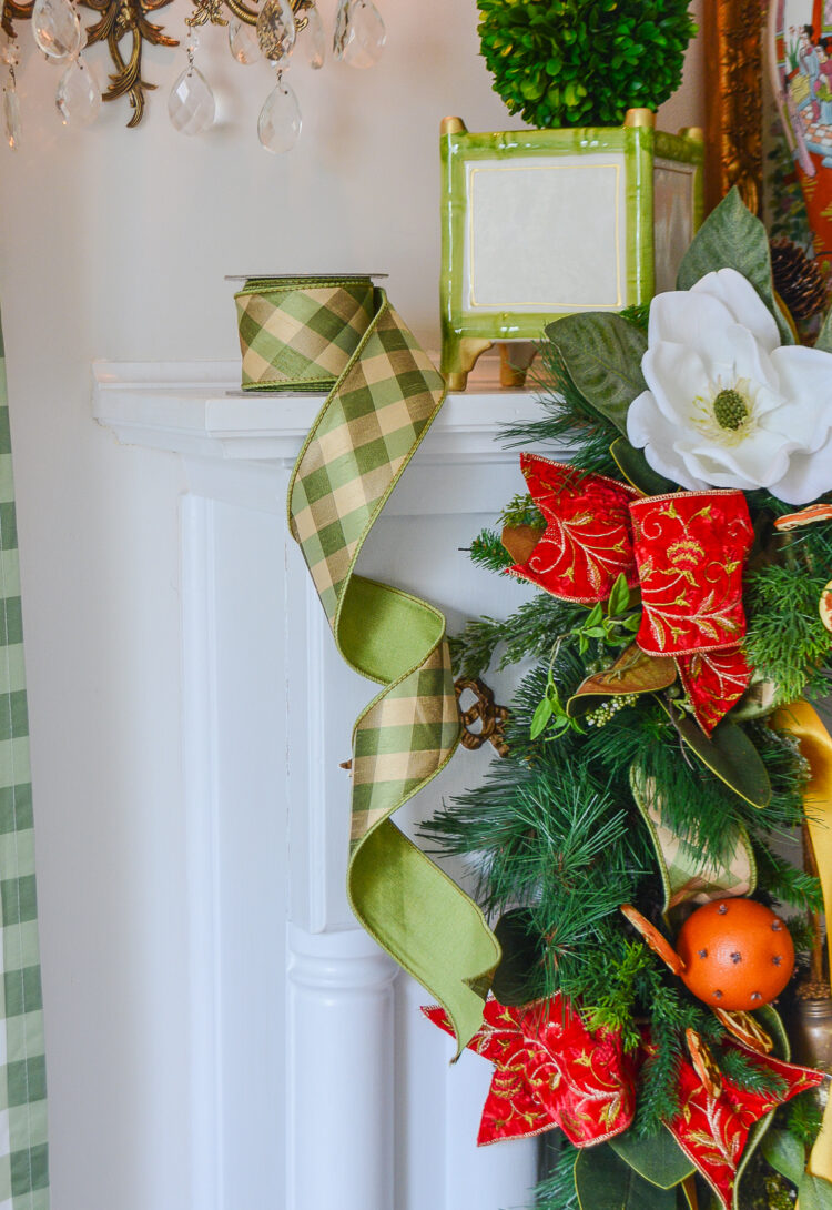 A gorgeous plaid and taupe ribbon for your holiday decor from Pender & Peony. Shop Now!