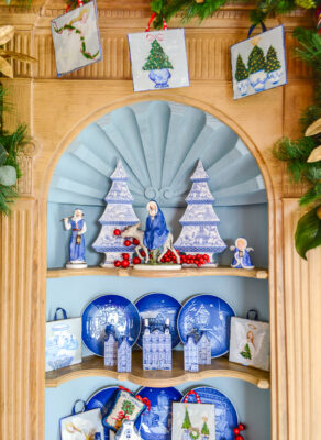 Shop the Blue Christmas Collection on penderandpeony.com for Goebel, Royal Copenhangen, Delft, and more.