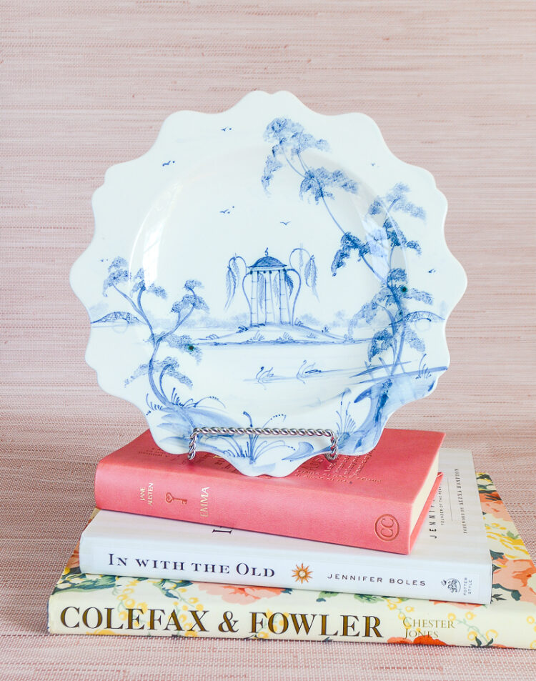 Pair of English Garden Plates from Isis Ceramics