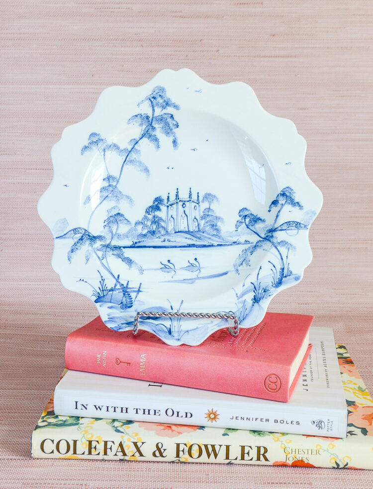 Pair of English Garden Plates from Isis Ceramics
